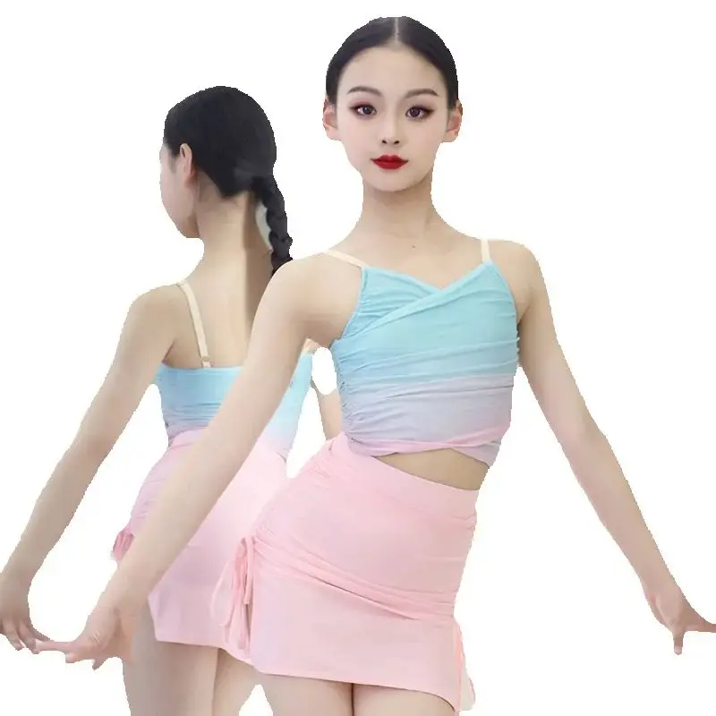 Kinder Salsa Chacha Samba Latin Dance Kostüm Mädchen Latin Dance Wettbewerb Anzüge Kinder Party Training Kleidung SL12161