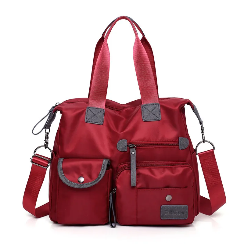 

Minimalist Women's Crossbody Bag Nylon Waterproof Multi Functional Large Capacity Zipper Suit For Shopping And Outdoor Wallet