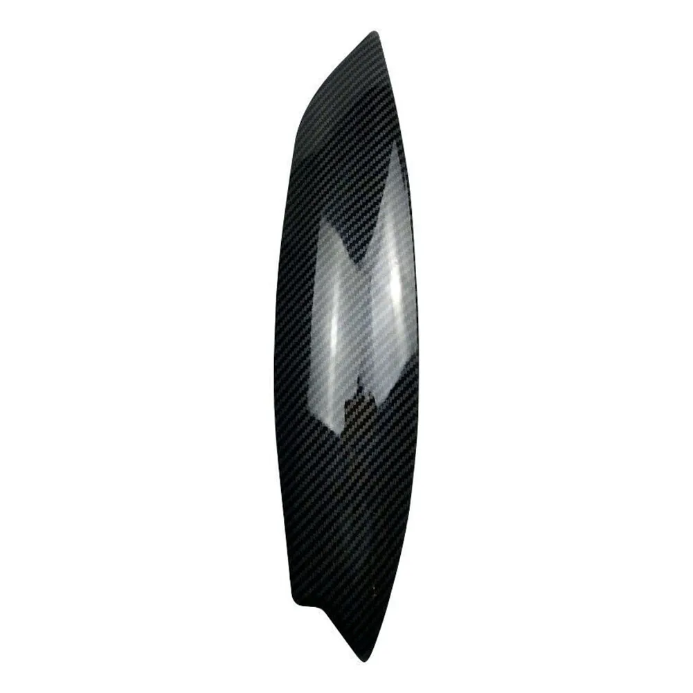 Car Eyebrow Trims Replacement Parts 1 Pair Carbon Fiber Easy To Carry Headlight Eyelid Lightweight Brand New Car