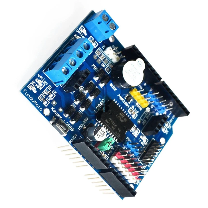L298P Motor Shield Supports PWM/PLL Mode Motor Drive For Arduino UNO MEGA 2560