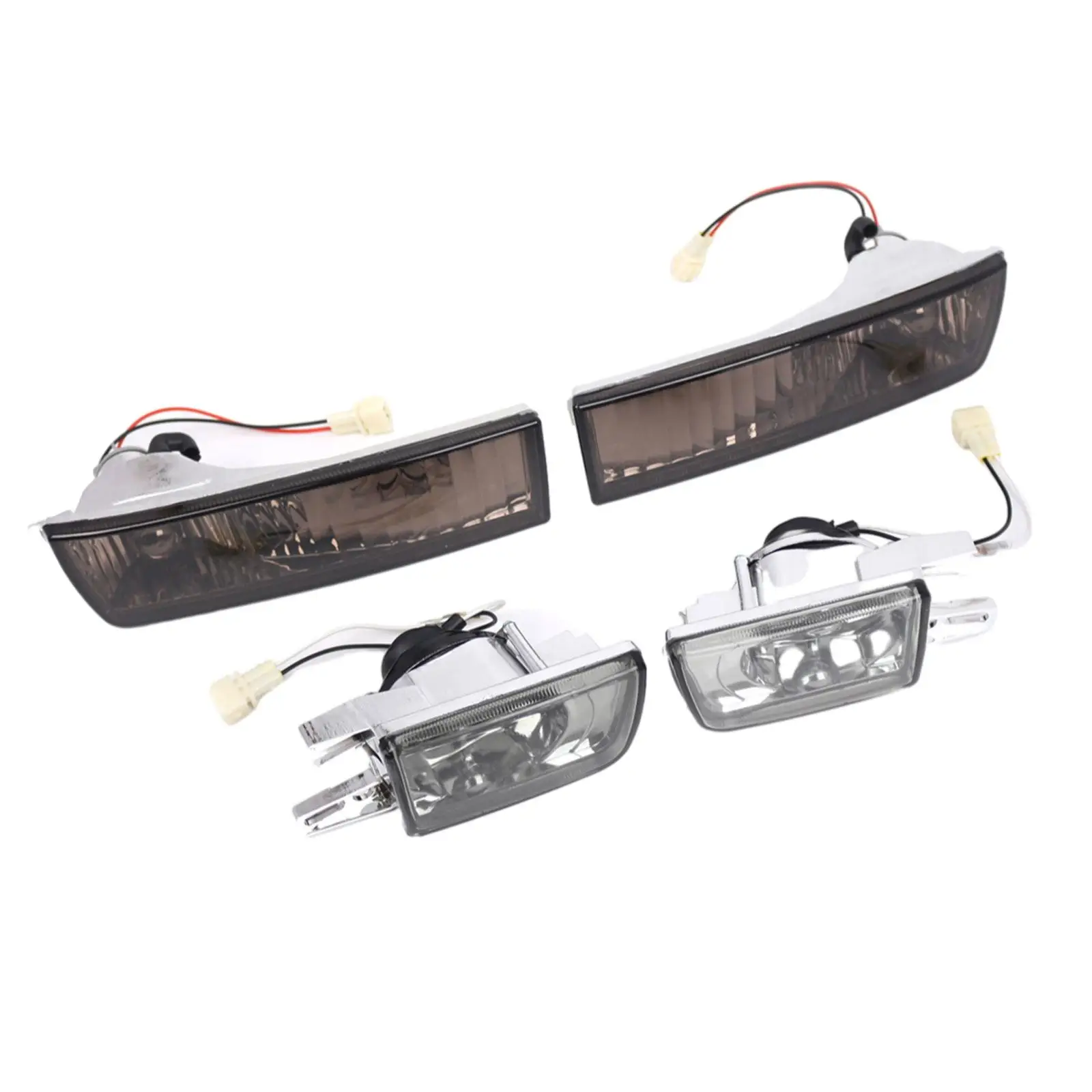 

Прочный пластиковый противотуманный фонарь в сборе с указателем поворота для переднего бампера автомобиля, замена 1HM941778