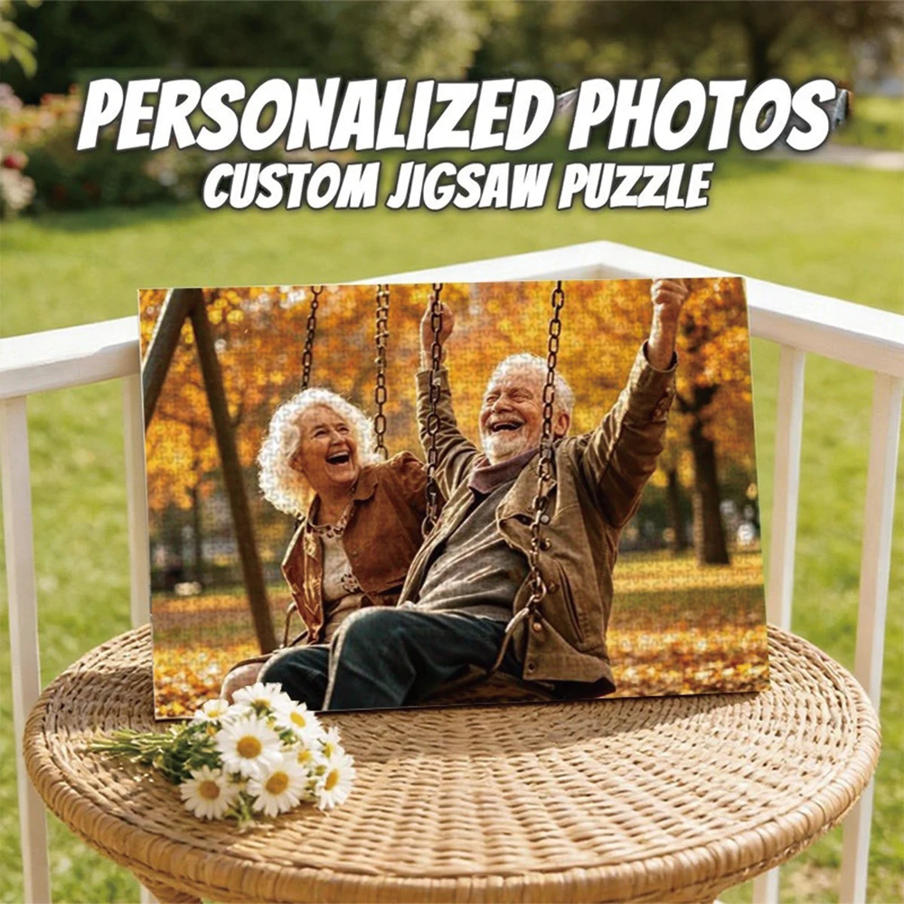 35/300/500/1000pcs Personalized Custom Photo Puzzle Selfie Photo Toys for Kids Gifts