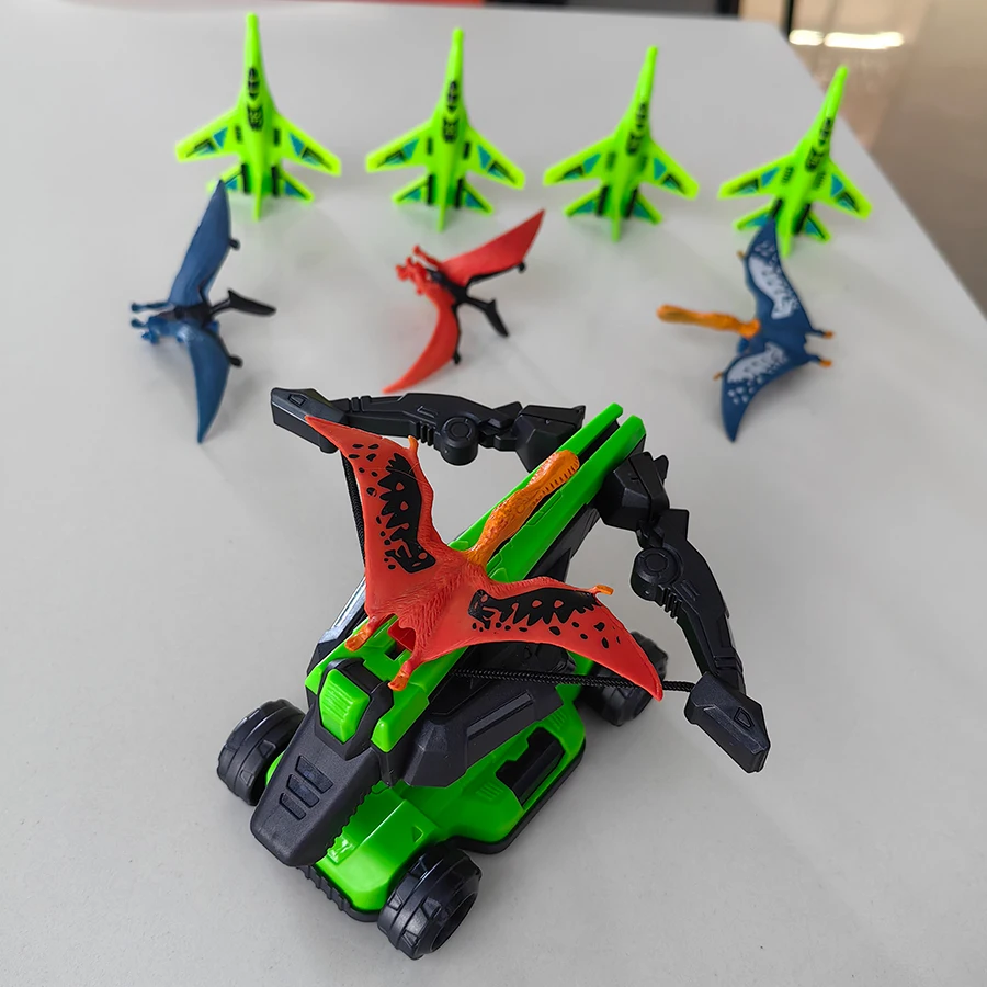 

Детский самолет-катапульта, набор с динозаврами-катапультами, интерактивная игрушка для мальчиков, подходит для подарков на день рождения.