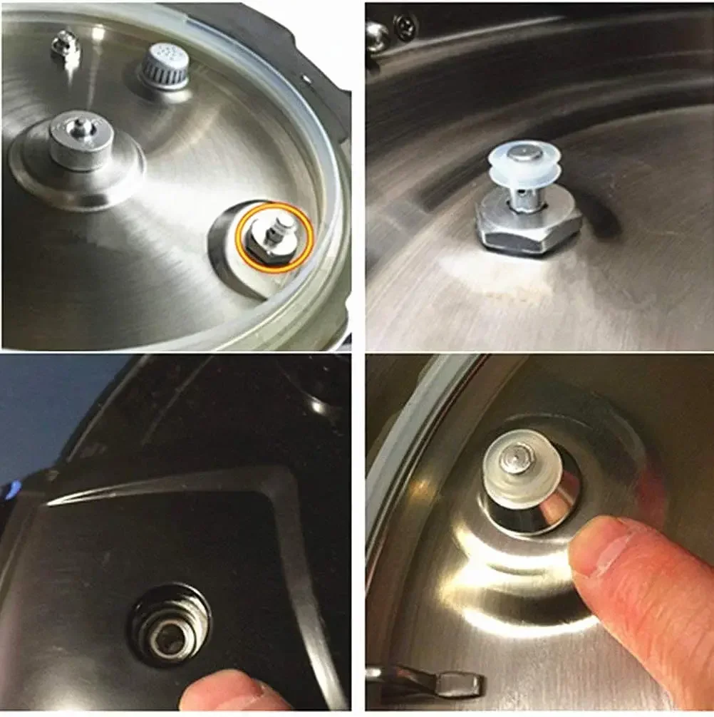 10pcs Universal Replacement Float Valve Gaskets Pressure Cooker Float Valve Sealer Silicone Float Sealing Caps for Minco heat mh