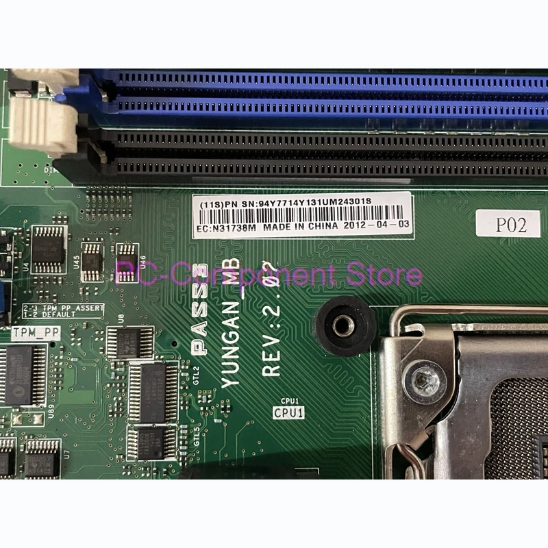 

X3300 M4 Server Board 7382 81Y7047 00W2268 00AK852 00MW037