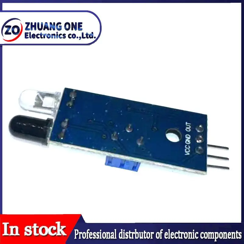 Инфракрасный модуль датчика обхода препятствий для Arduino Smart Car Robot 3-проводной светоотражающий фотоэлектрический