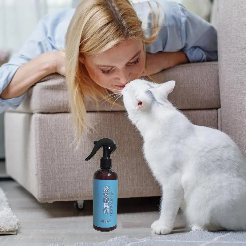 Pet Odor Eliminator Spray Professional Strength Odor Remover All-Natural Formula Safely Removes Odors From Pets For  Litter Boxe