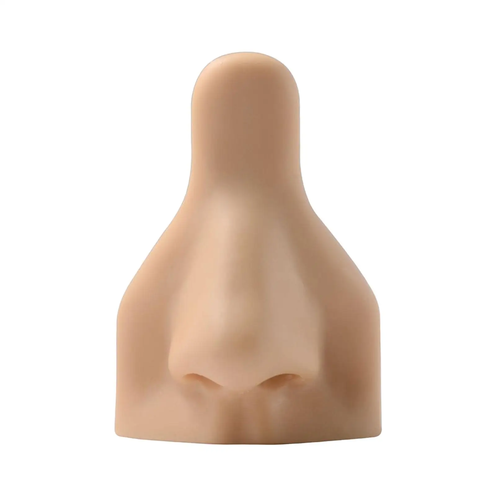 Soft Silicone Nose Model/ Body Display Realistic Reusable Flexible/ for Practice Teaching Tool Practicing Jewelry Display/