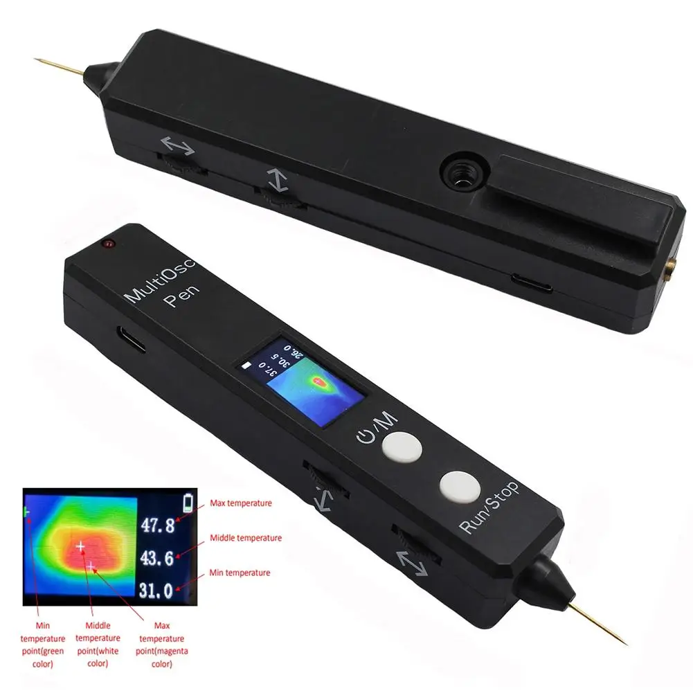 Infrared Thermal Imaging 5 In 1 High-precision Oscilloscope Tester Thermal Imager Resistor Diode Voltage Detection Pen