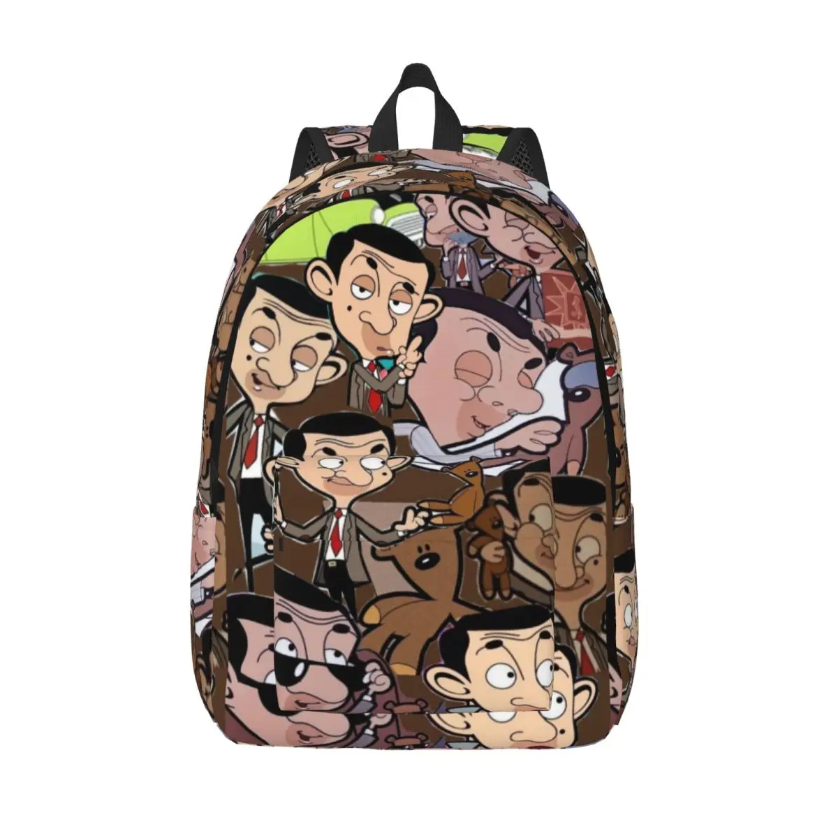 

Рюкзак Mr Beans для мужчин и женщин, подростковая школьная сумка для пешего туризма, путешествий, рюкзак для ноутбука, компьютера, сумка на плечо, уличная