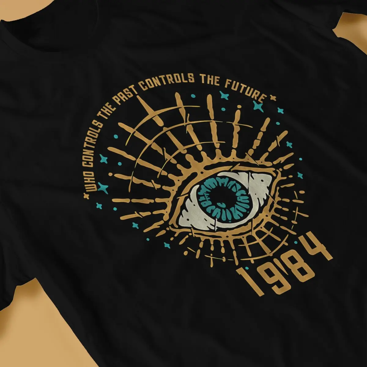 George Orwell Man TShirt 1984 Control The Future Distinctive T Shirt Original Sweatshirts New Trend