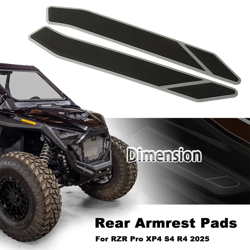 

New Accessories Rear Doors Armrest Pads Left Right Kit UTV For Polaris RZR PRO XP4 Ultimate S4 Premium R4 Sport 2025