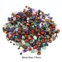 3 Sizes 100g Natural Mixed Crystals Material Gravel Stones Chip Minerals Specimen Gemstone Aquarium Micro Landscape Decoration 3