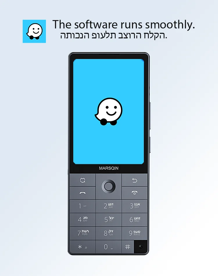Qin f25,מקלדת עברית,Google Support,אנדרואיד 14, 6GB+128GB, סים כפול, Wi-Fi, בלוטות'