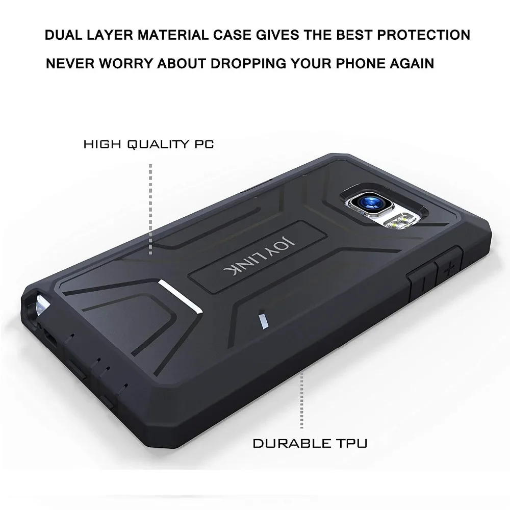 Coque de protection pour Samsung Galaxy Note 5, protecteur d'écran intégré