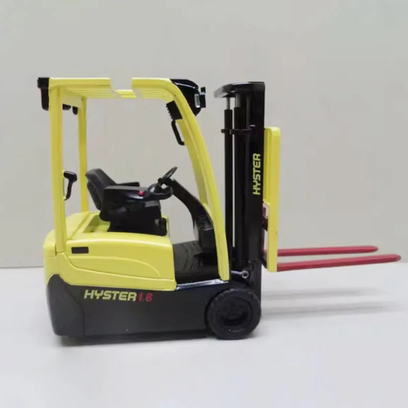 

Diecast 1/25 HYSTER 1.6 Electric Forklift Truck Alloy Engineered Forklift Model For Children Presents Static Display Gift Toy