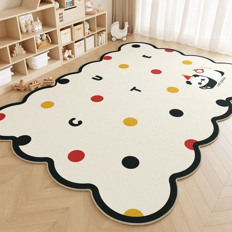 Irregular Shapes Rugs for Bedroom Large Area Living Room Decoration Plush Carpet Home Thick Anti-slip Mat Fluffy Soft Lounge Rug