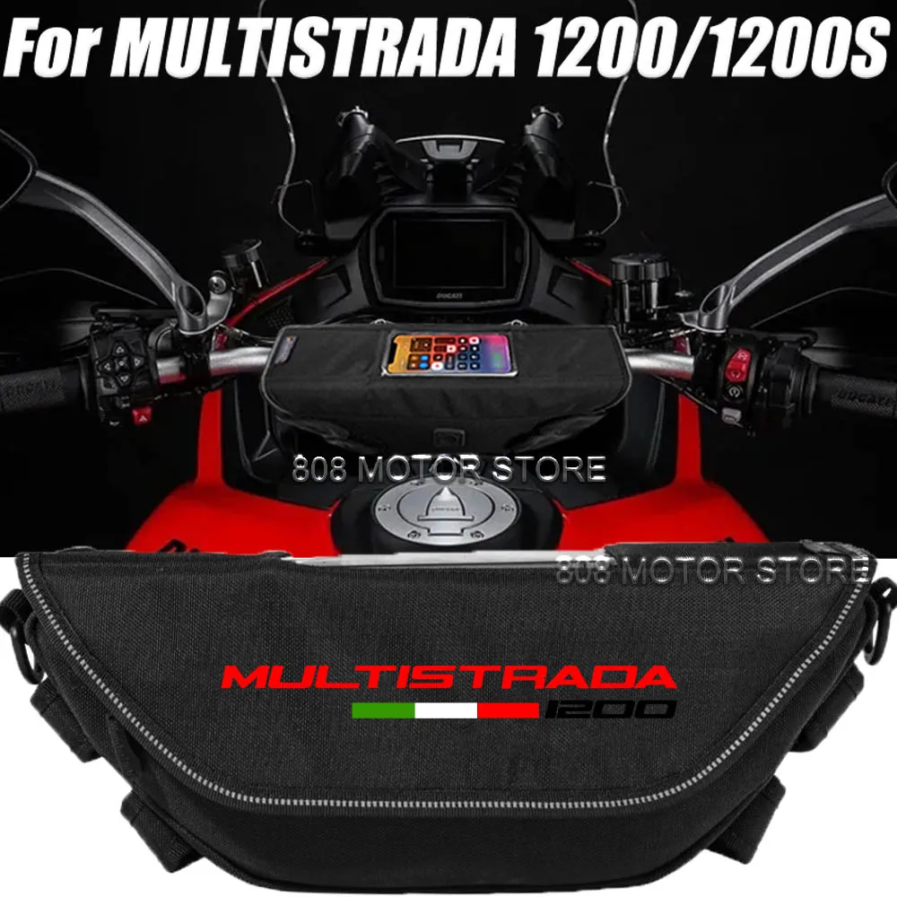 

For Multistrada 1200 1200s Motorcycle accessories tools bag Waterproof And Dustproof Convenient travel handlebar bag
