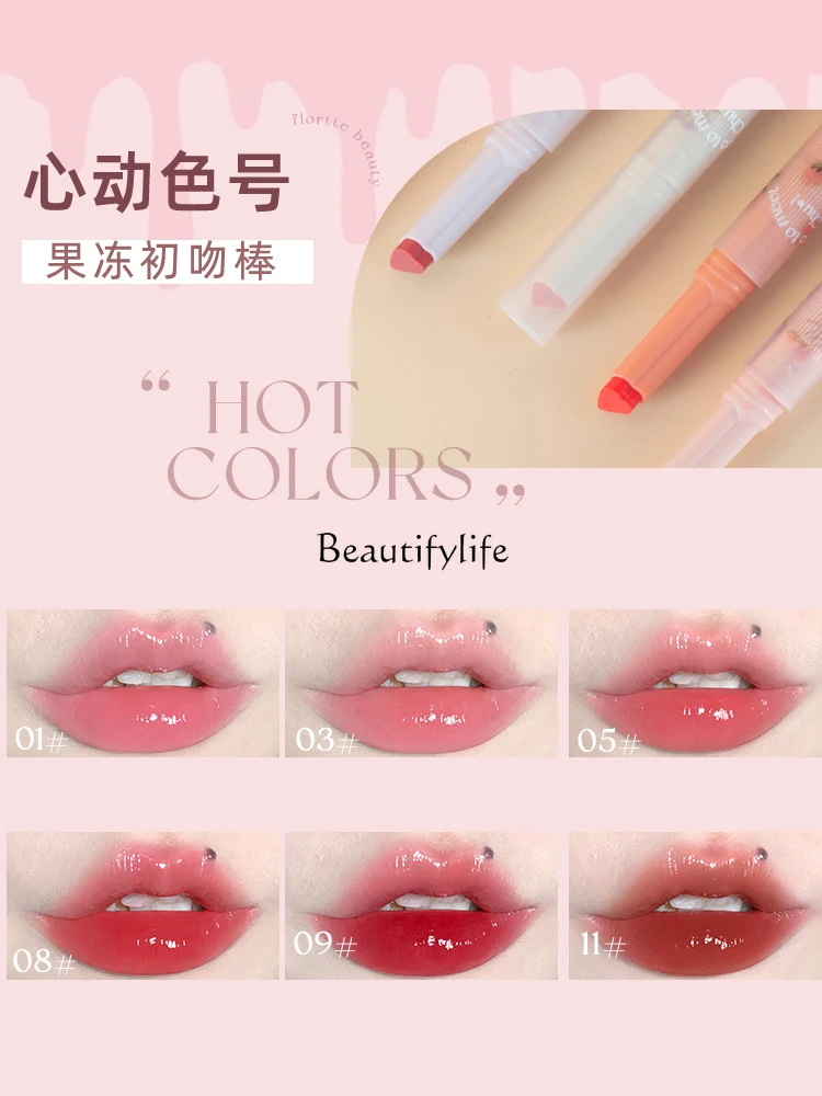 Love Stick Jelly Lipstick Balm Mirror Water Light Lip Lacquer Szminka