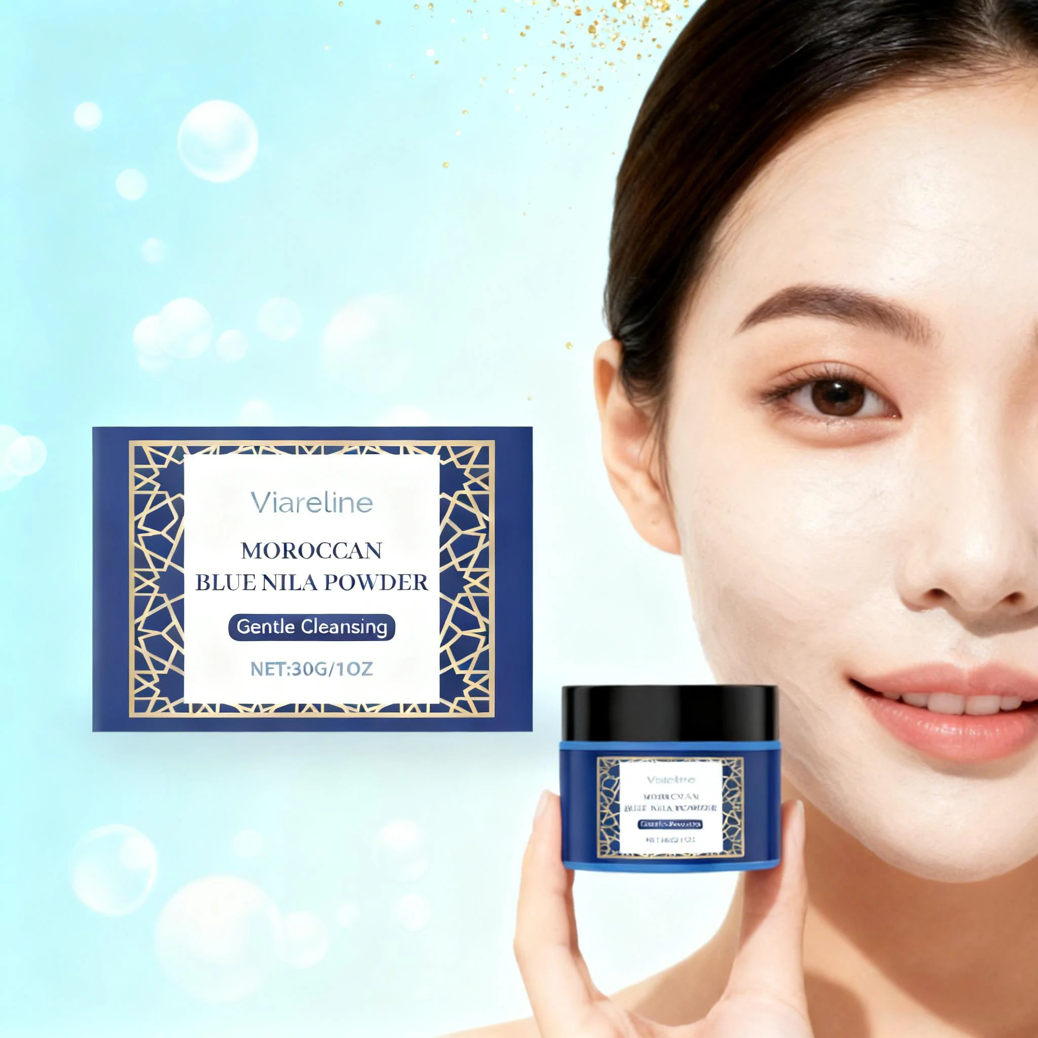 

Facial Mask Powder Gentle Cleansing Pores Oil Control Brightening Increasing Elasticity Deep Hydration Glowing Skin Care