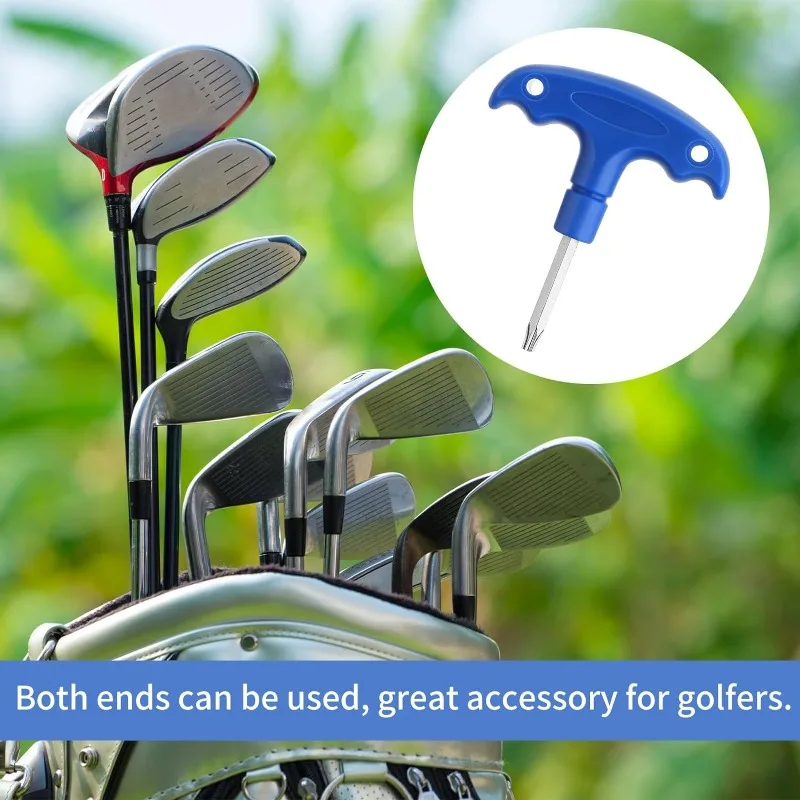 

Golf Club Wrenches Tools Golf Torque Wrench Golf Head Adjustment Tool Stainless Steel Golf Club Driver Torque Tool with Handle