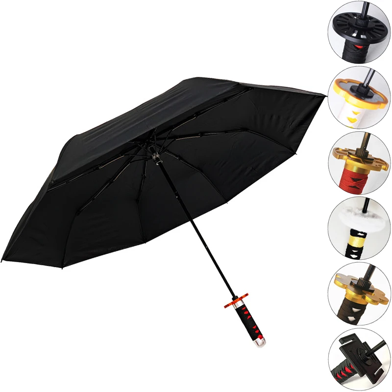 

Demon Slayer Kimetsu No Yaiba Sun Rain Umbrella Kamado Tanjirou Agatsuma Zenitsu Tomioka Giyuu Zangetsu Parasol One Piece BLEACH