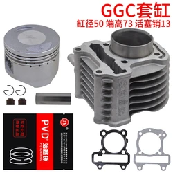 Motorcycle Cylinder Kit Piston Ring Gasket For Honda SCR110 SPACY110 BENLY110 2010-2016