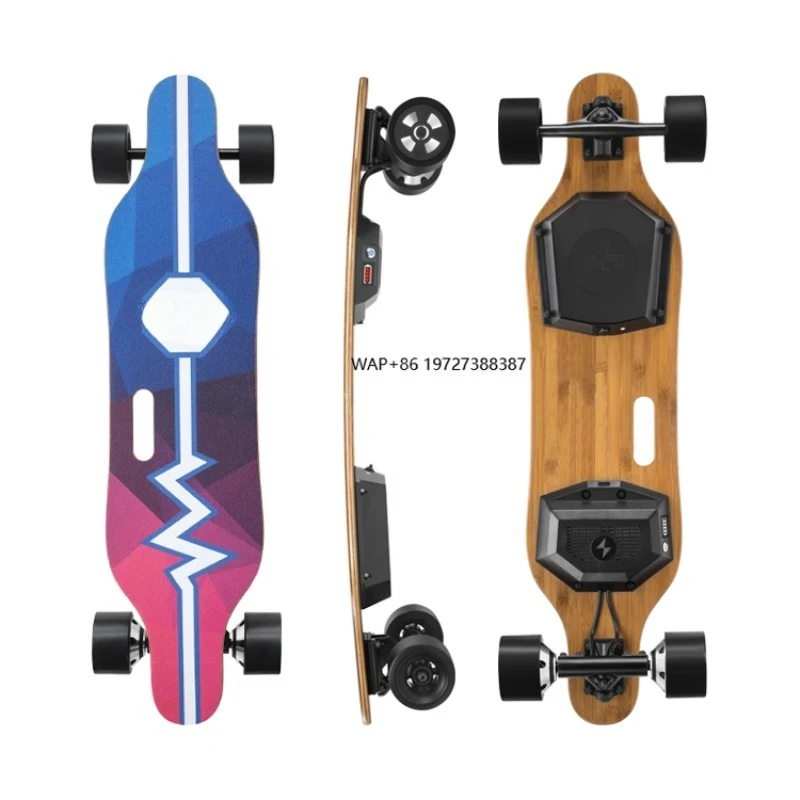 OEM 36V Electric Skateboard 900W Big Motor High-Capacity Battery Fast Four-Wheel Board Dual Hub Motors Overboard Skateboard