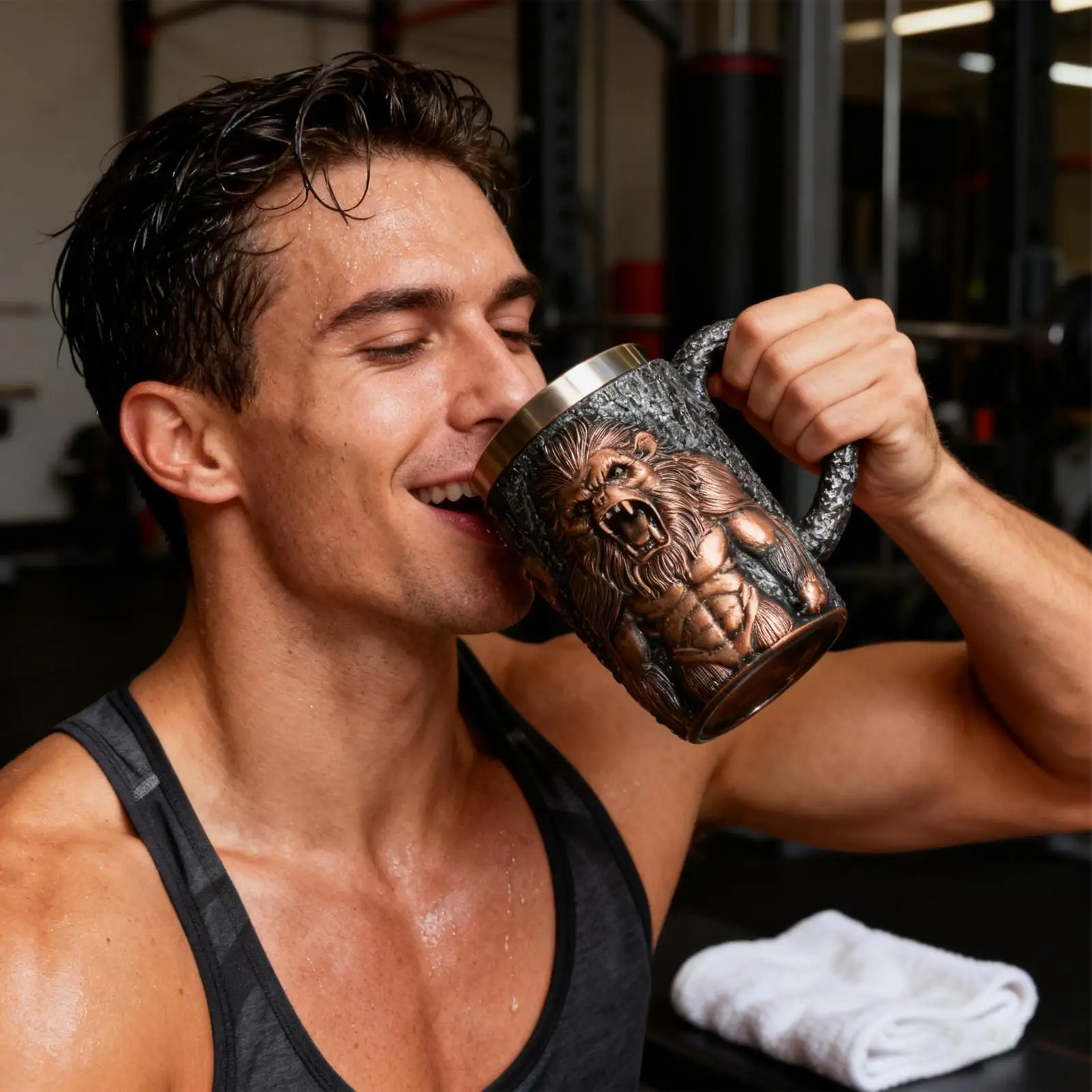 

Новинка, кофейные кружки, 400 мл, новинка, крутая обезьянка, декор для вечеринки, кофейная кружка для папы для холодной погоды, пикника, рыбалки, воды на открытом воздухе, костра, чай