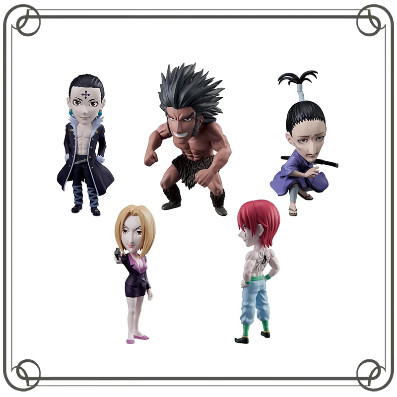 

HUNTER×HUNTER Hisoka Chrollo Lucilfer Action Figure Mini Desktop Collection Ornament Action Figure Model Toys
