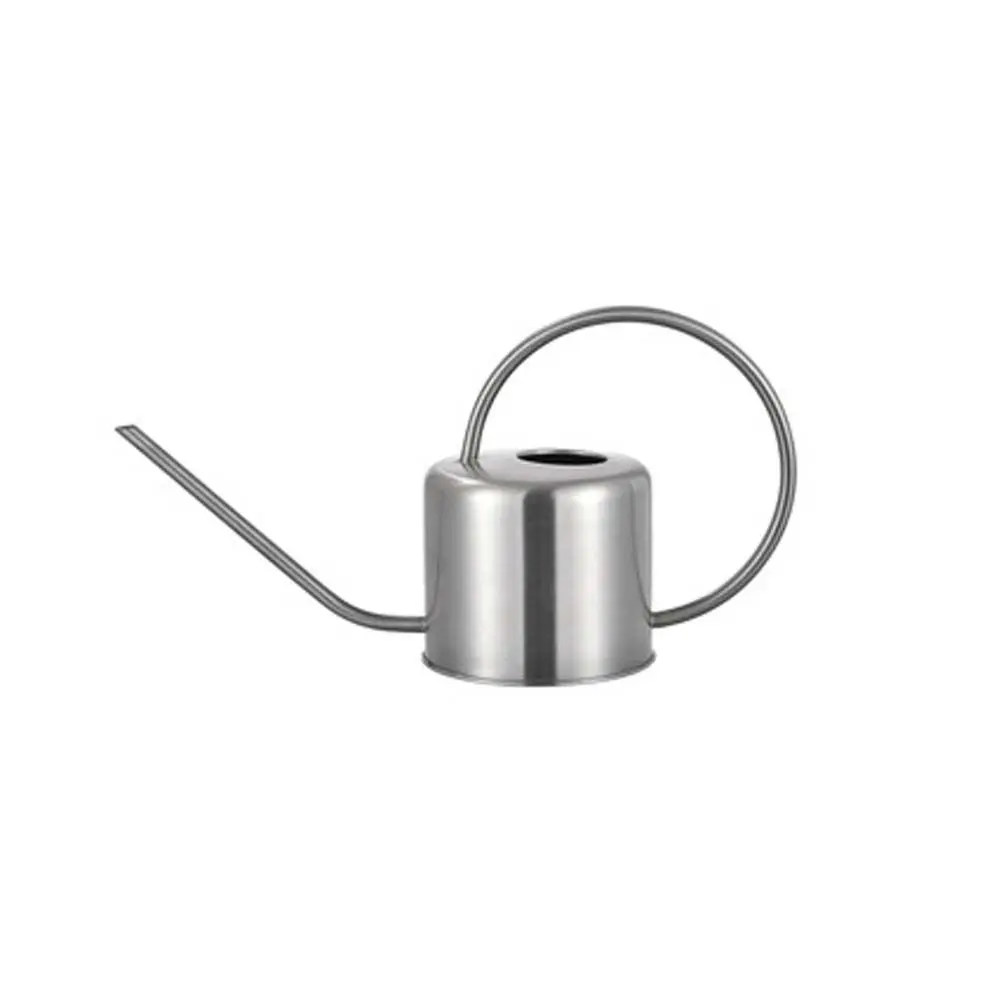 Durable Stainless Steel Watering Can Comfortable Large Capacity Watering Pot Long Nozzle 1.3L Long Spout Watering Can Gardening