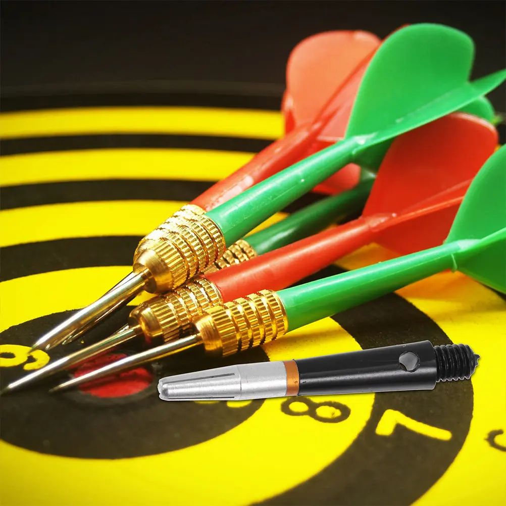 

6Pcs Accessories Premium Aluminum Nylon Rotary Shafts Non-Slip Replacement Stems for Steel Flights Professional Game