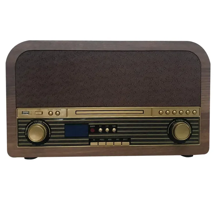 Classic Nostalgic DAB CD Record Player