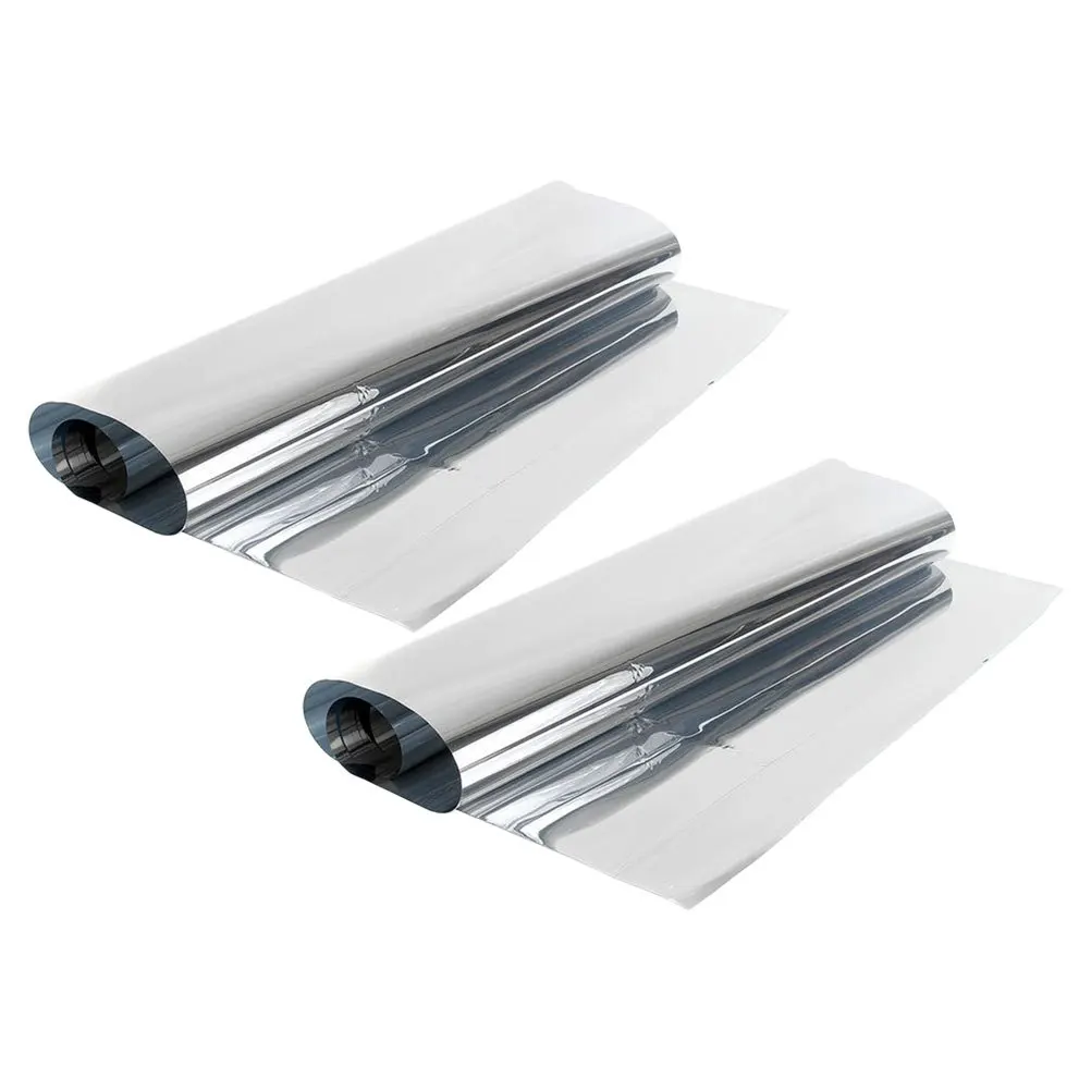 

2Pcs Window Privacy Film Heat Blocking Removable Static Cling Uv Protection Film for Bathroom Office Home Window Privacy