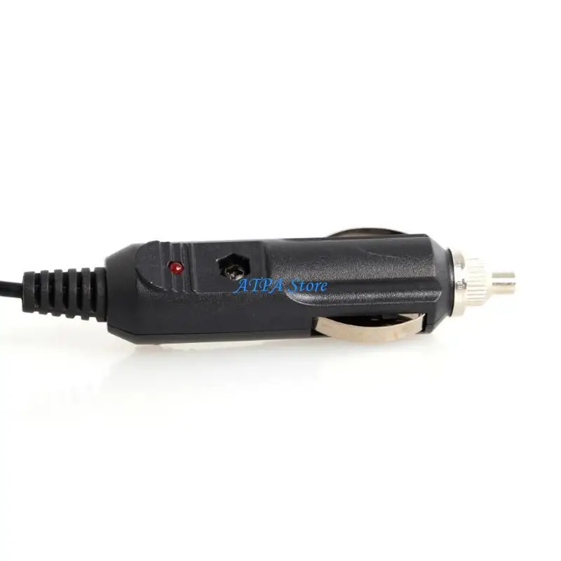 

U13C 12V Car Spring Adapter Power Cord 3.5mm x 1.35mm to Cigarette Lig