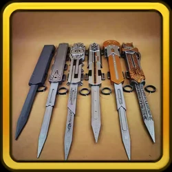New PVC Sleeve Sword Shrinkable Hidden Weapon Halloween Cosplay Clothing Props Adult Birthday Gift Elastic Sleeve Sword