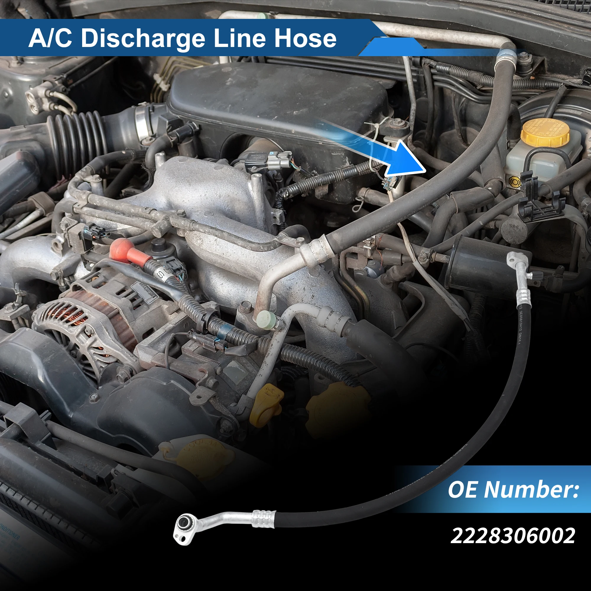 

Шланг для жидкости хладагента кондиционера UXCELL для Mercedes-Benz S450 2018-2020 No 2228306002