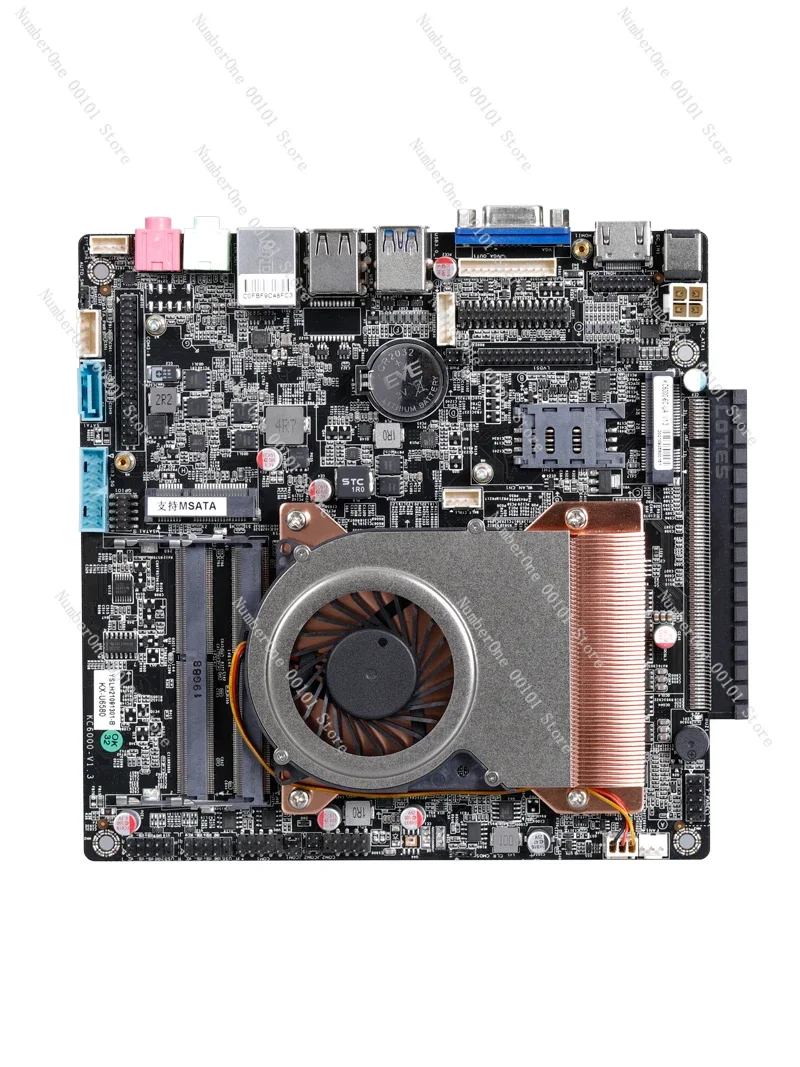 

ELSKY KC6000 Industrial ITX Motherboard, KX-6640MA /U6580 8-Core Zhaoxin CPU, Dual LAN & Mini-PCIe for Embedded Systems