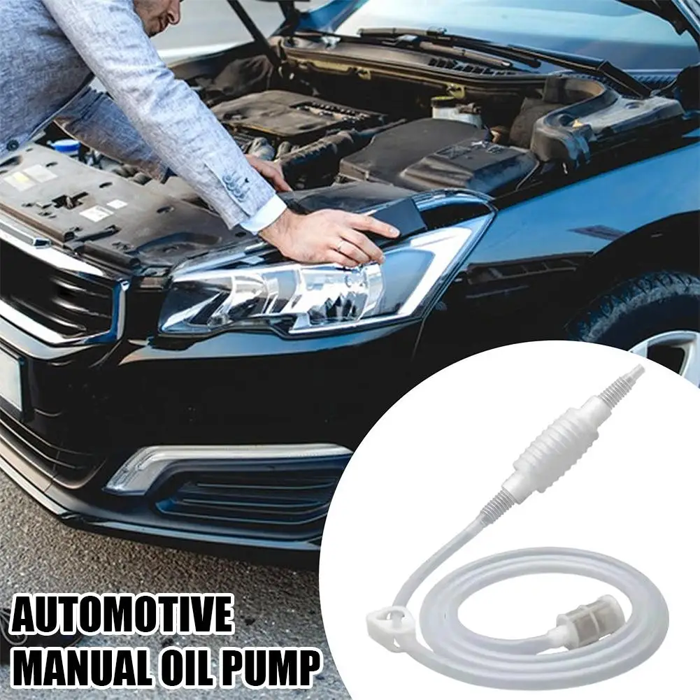 Food Grade Siphon Hose Hand Pump Manual Liquid Transfer Pump for Beer Brewing Wine Making Bottling Portable Syphon Hose Tool Kit
