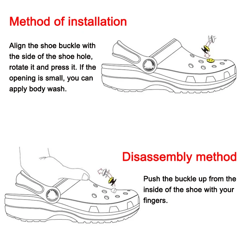 10 قطع قباقيب حديقة الأحذية سحر أنيق لطيف إكسسوارات أحذية الصيف أحذية الشاطئ الديكور للنساء الفتيات #6