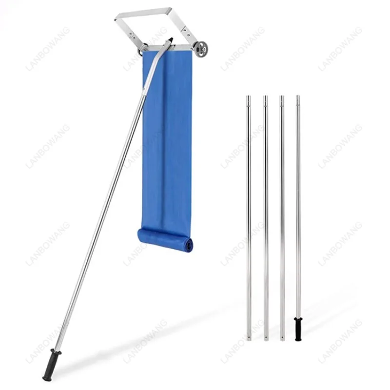 Suitable for Roller Aluminum Roof Shoveling Snow Scraper, Aluminum Roof Shoveling Snow Artifact, Portable Snow Removal Tool