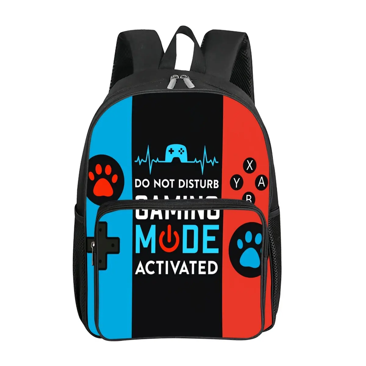 

Повседневный Лидер продаж, игровая консоль, квадратный рюкзак с передним карманом для мальчиков и девочек, лучшие подарки, школьная сумка с 3D мультяшным рисунком для детей