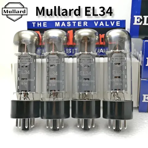 Mullard EL34 Vakuumröhre HIFI Audio Ventil ersetzt 6CA7 KT77 KT90 5881 6P3P KT66 Röhrenverstärker Kit Diy Matched Quad