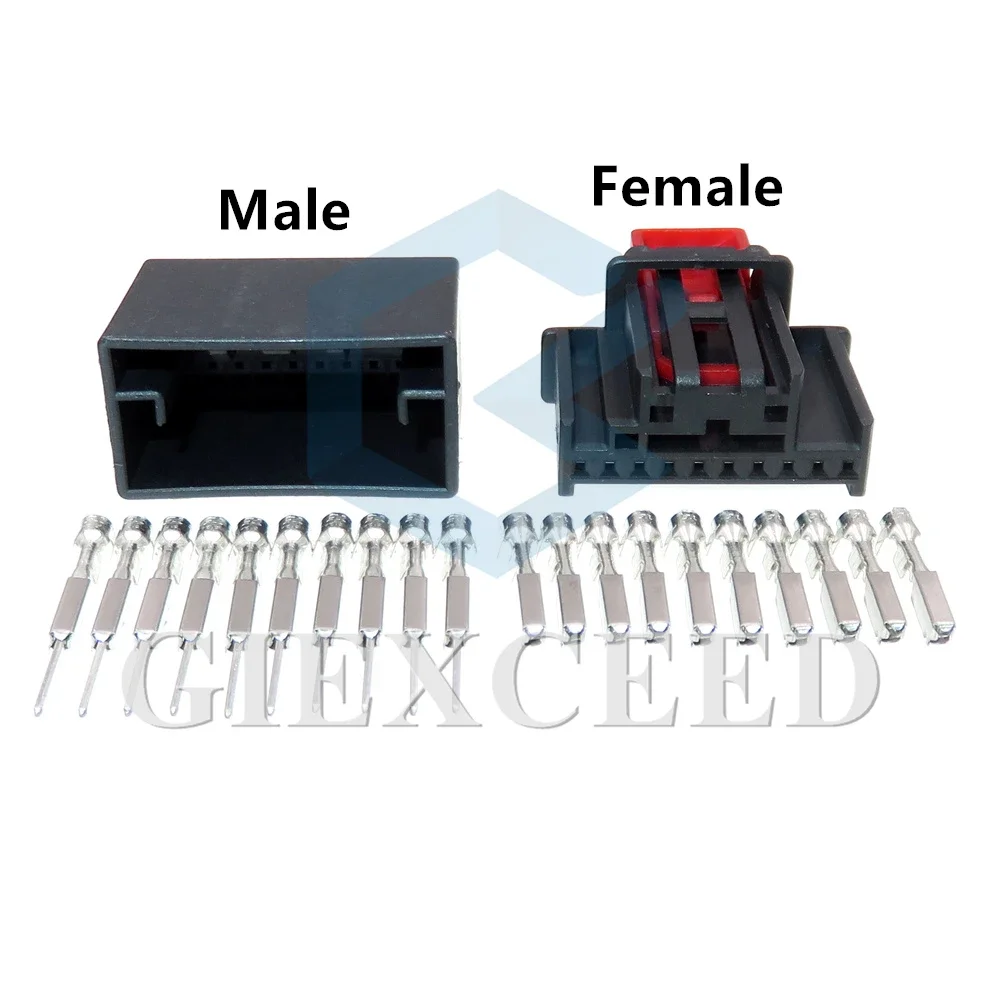 1 conjunto de 10 pinos série 0,6 42113600   Soquete de fio para VW 5C 0971974   Conjunto central da C.A. do interruptor central do carro para o elevador principal da janela da porta do motorista