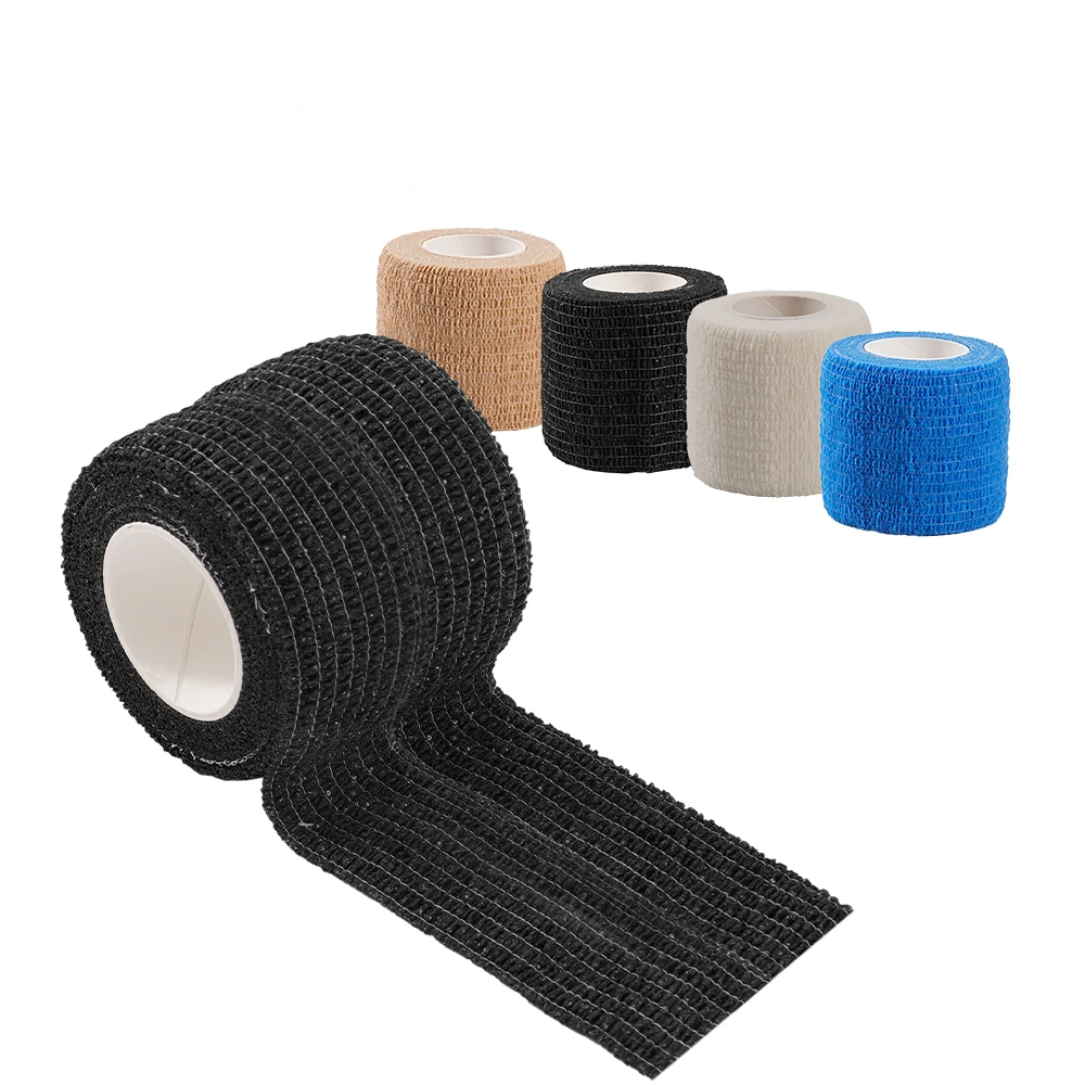 Selbst klebende elastische Bandage Sport Tattoo atmungsaktive kohäsive Kinesiologie Tape Wrap Elasto plast für Verletzung Finger Handgelenk Knöchel