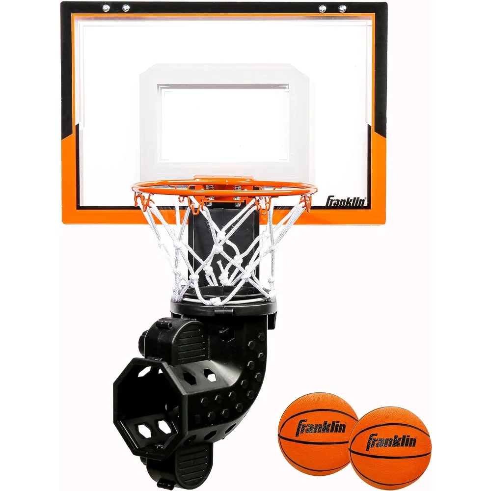Adjustable Mini Basketball Hoop with Auto Rebounder & LED Scoreboard - Indoor Kids Sports Game for All Ages