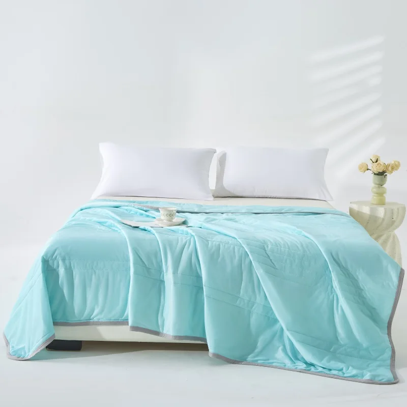 SHANHAO cool summer quilt lightweight breathable blanket soft comfor machine washable air conditioning blanket