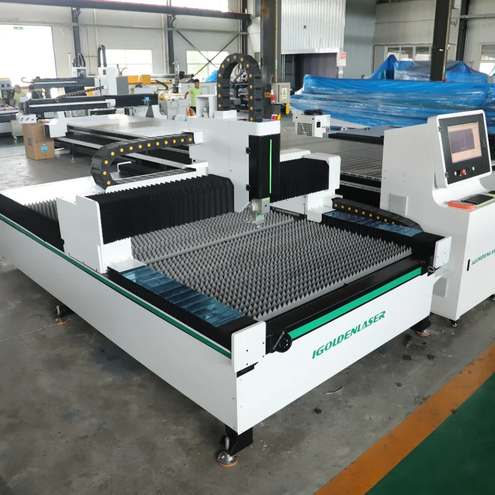 Fiber Laser Cutting Machine for Industrial Metal Sheet Stainless Steel Carbon Steel Cutting CNC System