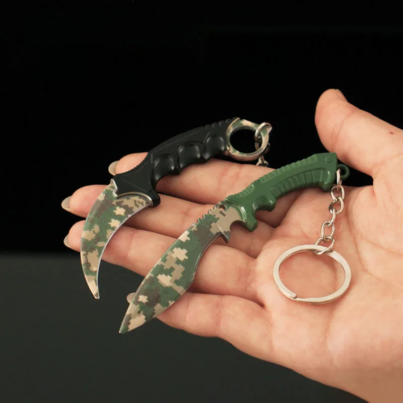 10cm Mini Claw Knife Toy Model Boreal Forest Nepal Keychain Alloy Weapon Pendant Accessories Game Peripherals Cos Prop Gifts