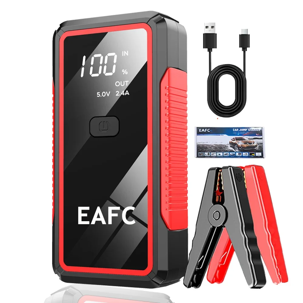 Auto Jump Starter 2000A Batterijlader Emergency Power Bank Booster voor 12V Benzine en Diesel Voertuigen Starten